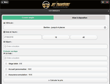 Tablet Screenshot of jet-transfert.com